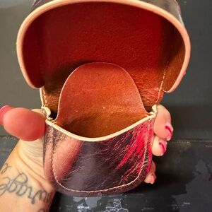 Parisian Metallic Pink Coin Purse